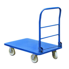 foldable trolley platform hand truck with four wheel